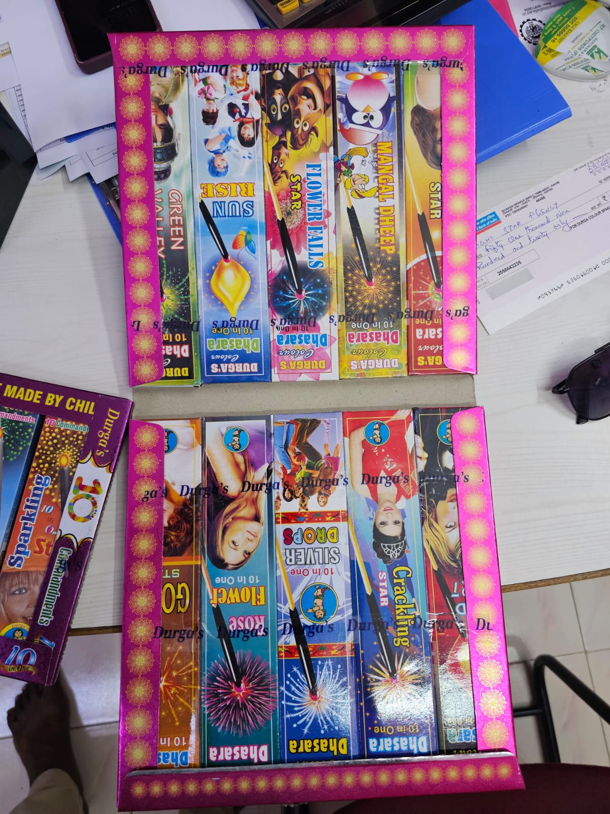 Krish Crackers Dhasara Fancy 10 in 1 colour Matches